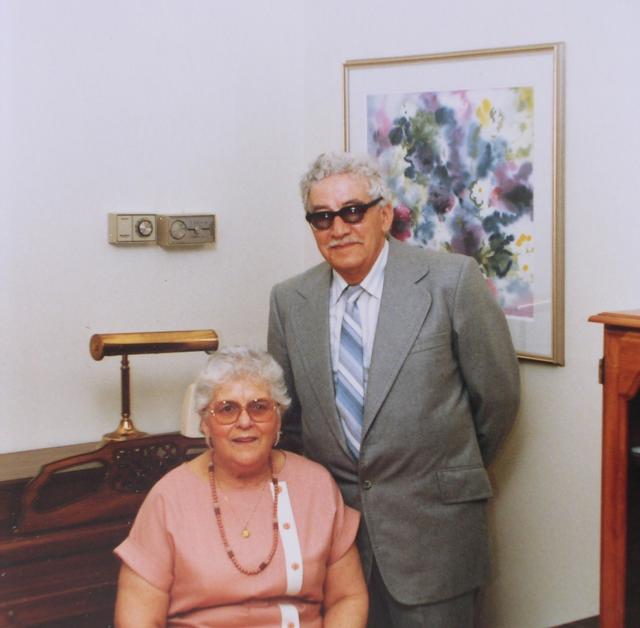 Eva Vienneau and her husband, Sherman LeBlanc