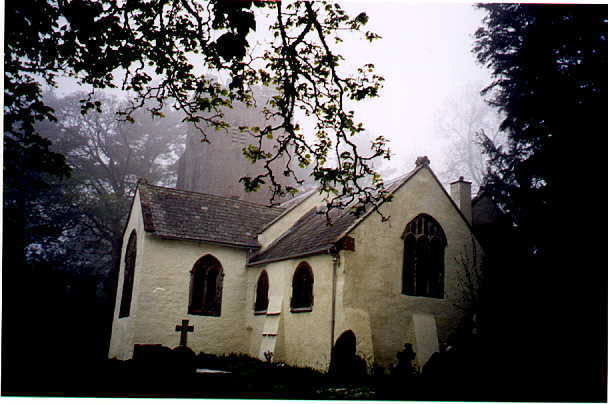 Church of England, Whitestone, Devon, England - rear view