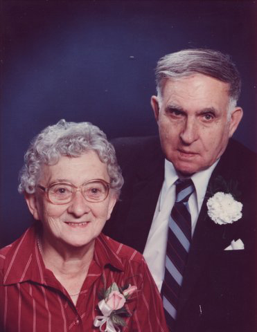 Delma LeBlanc & her husband, Gilbert Vienneau