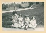 Alice (Vienneau) Gariepy with 3 of her children