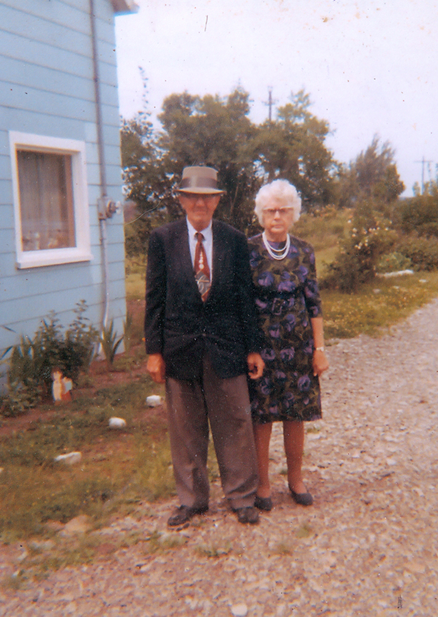 Raymond LeBlanc,his aunt Melinda(LeBlanc) Vienneau