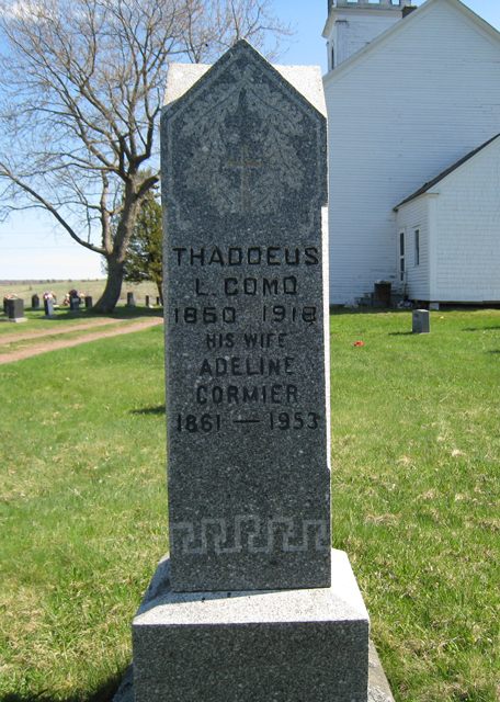 Thaddeus Comeau & his wife Adeline Cormier