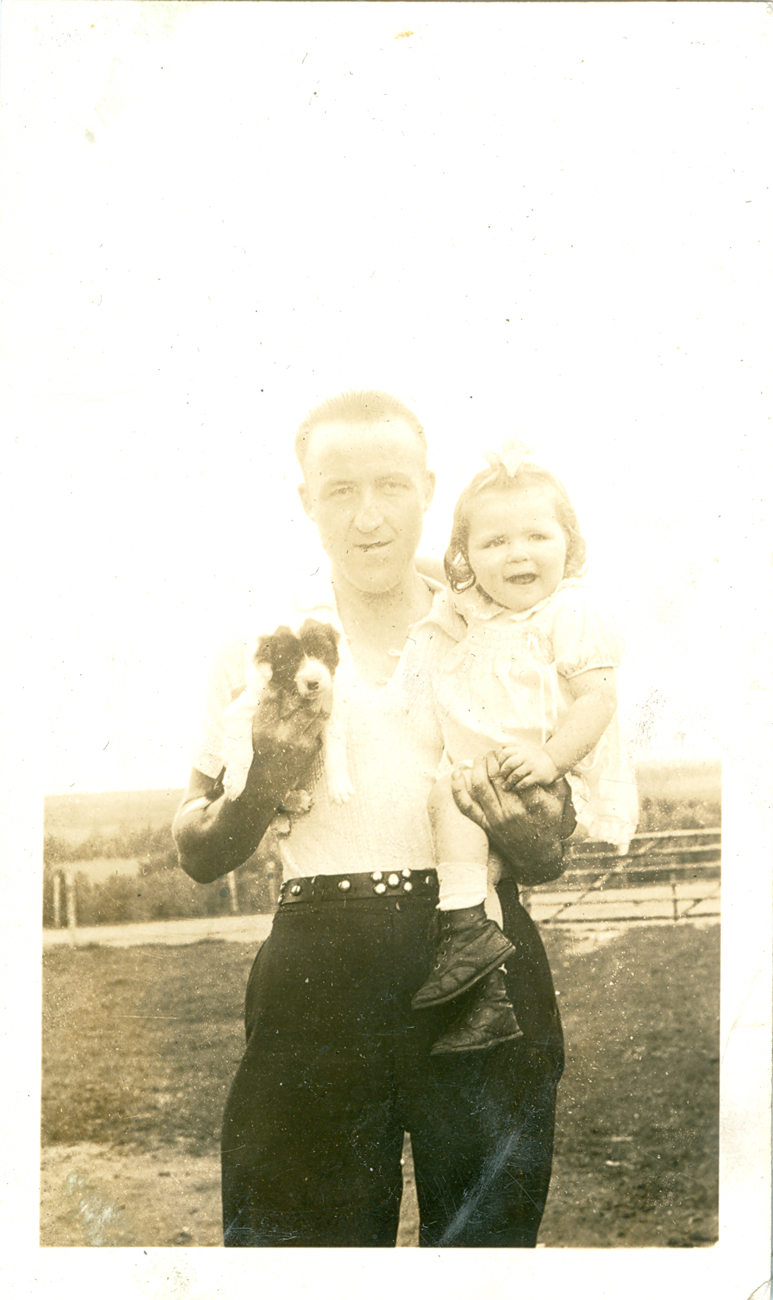 Peter Liljemark with his daughter