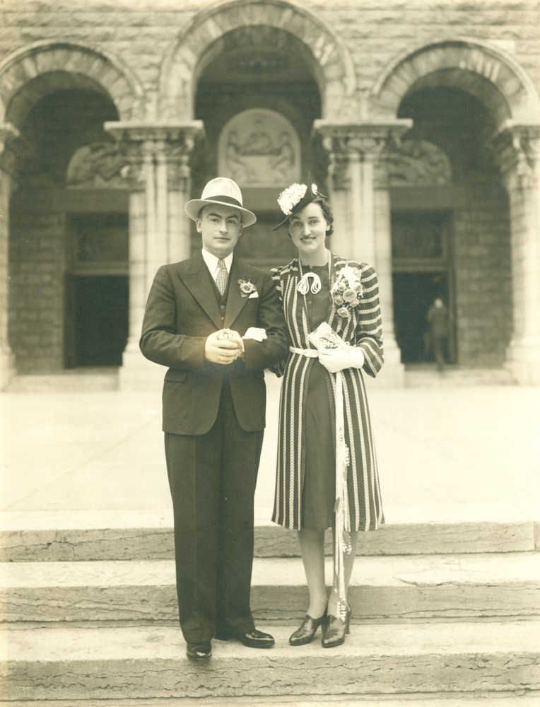 Charles Cote & Evangeline Vienneau wedding photo