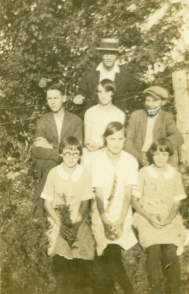 Front row L to R: Yvonne, Evangeline, Dora Vienneau