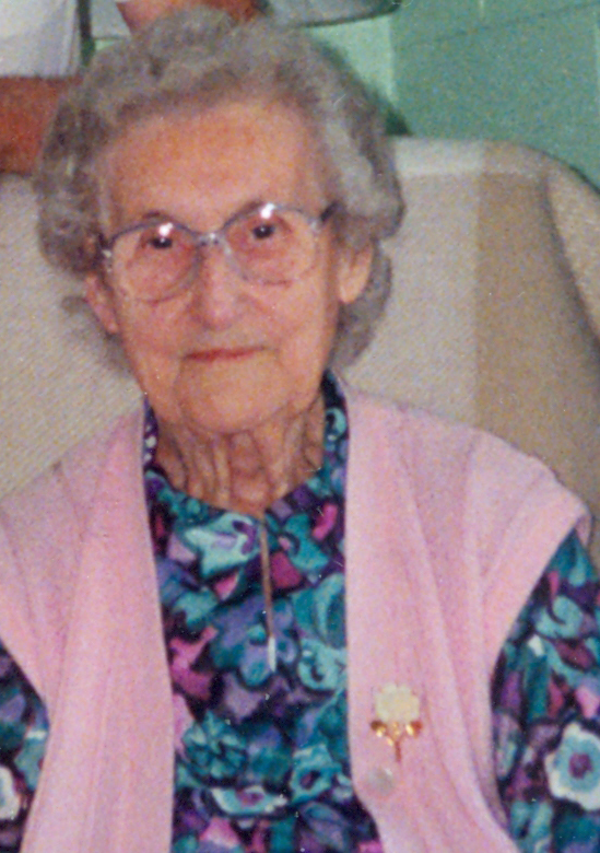 Melissa (Missy) Comeau  1897-2002