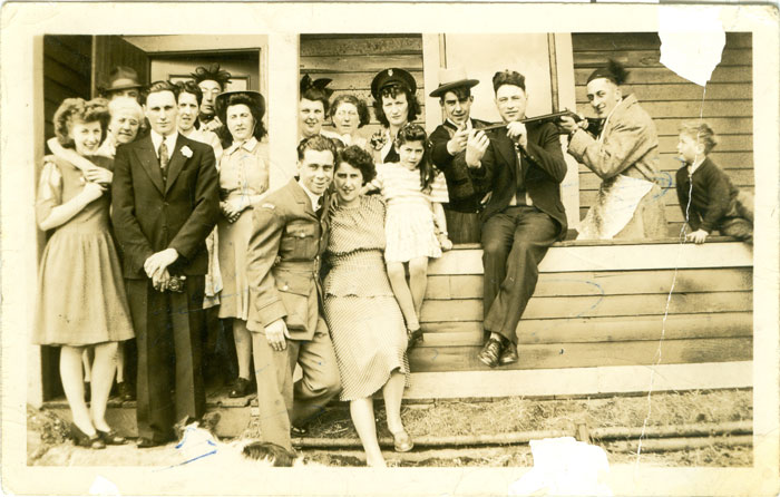 Rita Terrio & Wilson Dujay - wedding 18 April 1944