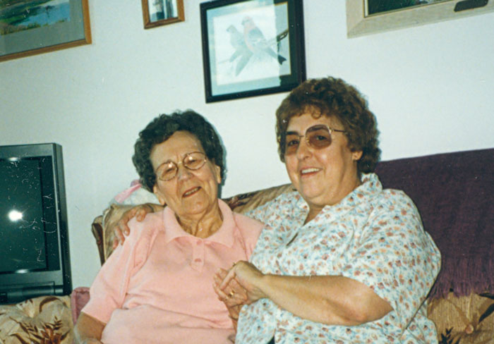 Ida (Landry) Vienneau & Lorraine (Vienneau) Miller