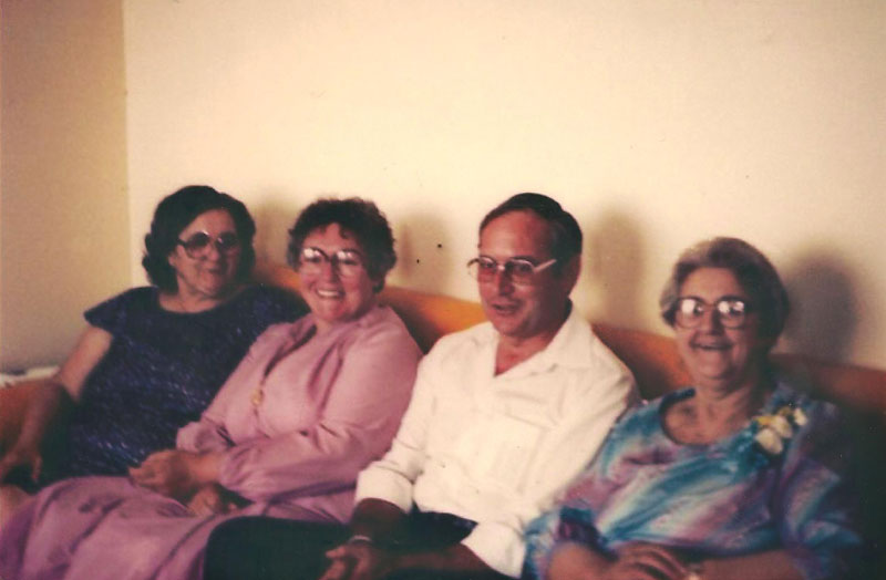 Florence, Elsie, Earl & Irene LeBlanc