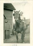 Mary Louise LeBlanc on the bay  1930's