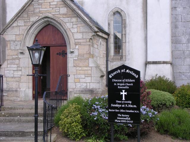 St Brigids Church (Church of Ireland), Rosenallis, Co Laois, Ireland (Front entrance)