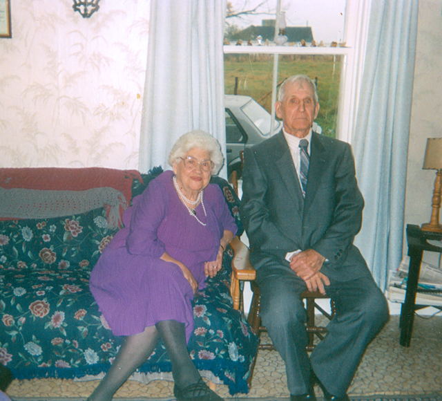 Frances Terrio(1903-2012) & husband, George Legere(1909-1998)
