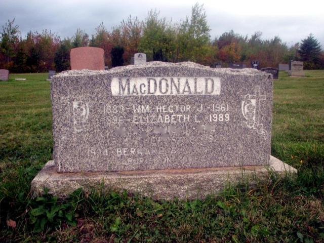 Elizabeth Siddall (1896 - 1989) and William MacDonald (184 - 1961)