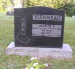 Headstone - Patrick Vienneau & wife, Julia