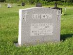 Headstone - Hance LeBlanc & wife, Louise Bourgeois