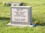 Headstone for Thomas Gallant