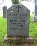 Marie Anne LeBlanc, wife of Jacob Vienneau