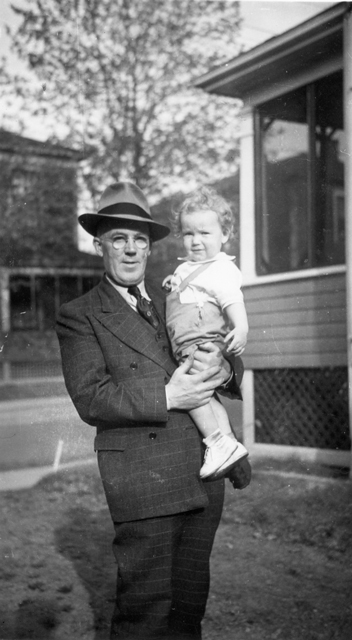 Granville Innes with his grandson