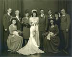 Ann Burke & Burdette Tucker Wedding 1946