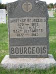 Headstone-Laurence Bourgeois & wife Mary DesBarres