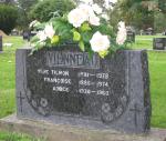 Headstone- Tilmon Vienneau, wife Francoise & son