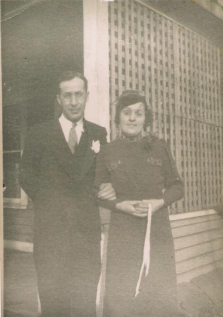 Azade Arsenault & wife Yvonne Bernard - 9Jan1937