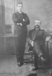 Bertrand and his father Joseph Vienno-Michaud - about 1885
