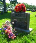 Headstone - Yvon Belliveau & wife Lorraine McGraw