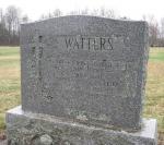 Headstone- Michael Watters, his wife Isabell Kelly