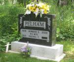 Headstone - Howie Pelham husband of Rachel LeBlanc