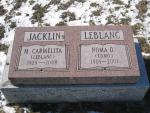 Headstone - Noma and daughter Carm LeBlanc