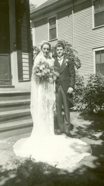 Yvonne Vienneau & Alyre Melanson Wedding 1938
