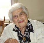 Frances (Terrio) Legere (1903-2012) in May 2008