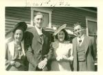 Alice & Darrell LeBlanc, Rita Terrio & Francis Comeau - 1Jun1942