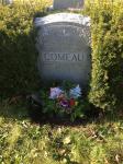 Headstone - Herbert E & Blanche A Comeau (front)