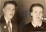 Basil Bourgeois & his wife, Dorothy Comeau