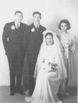 Tilda LeBlanc & Bob Hachey - wedding abt 1945